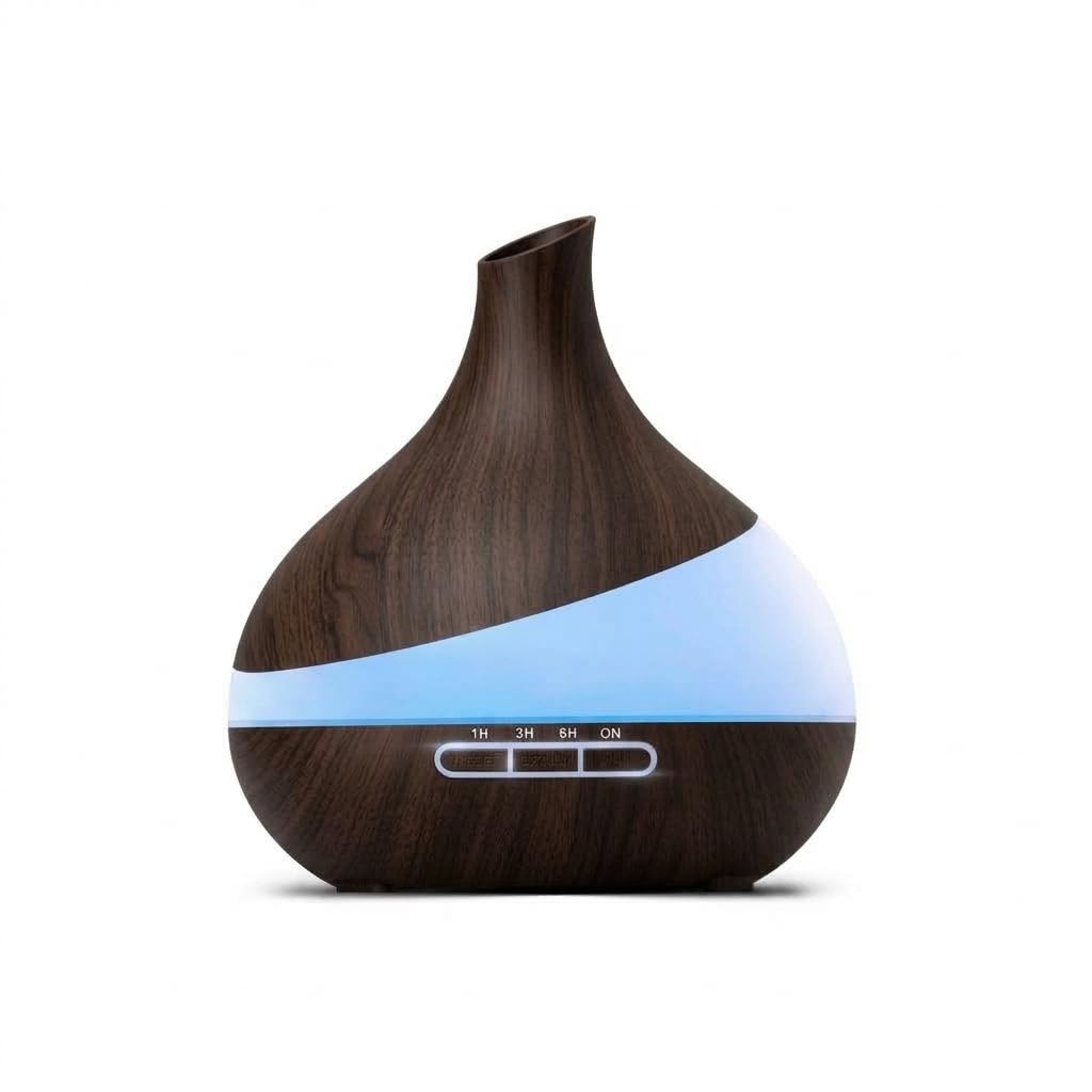 Essential Oil Diffuser with Remote Control & Dual Mist Settings – Quiet Humidifier, Auto Shut‑Off for Large Rooms