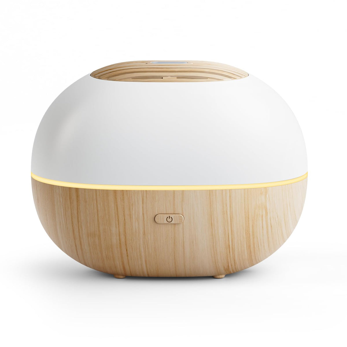Soulorigin 100ml Mini Essential Oil Diffuser, Portable Aromatherapy Diffuser with Warm Light, One-Button Control, Auto Shut-Off, Quiet Ultrasonic Mist for Home, Travel, Yoga, Meditation (White)
