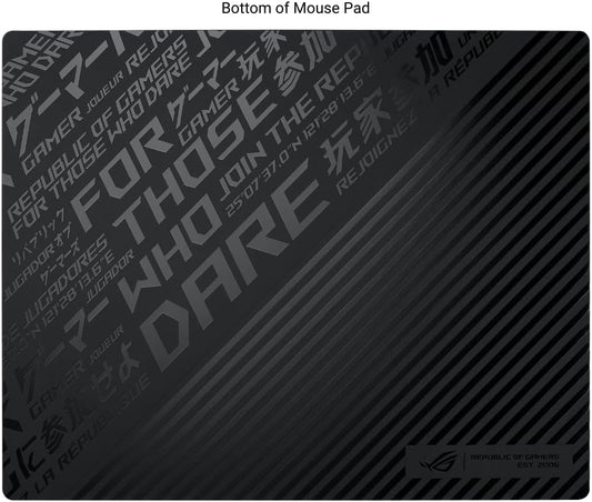 ASUS ROG Moonstone Ace L Glass Gaming Mouse Pad, 19.7” x 15.7” - Black