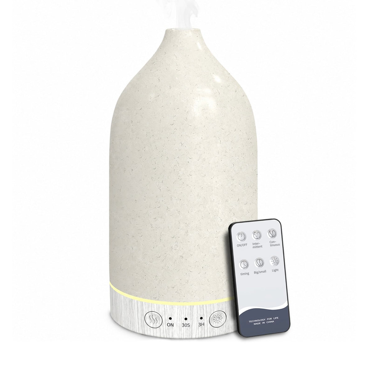 SPLITSKY 150ml Essential Oil Diffuser with Remote, Timers, 7-Color LED