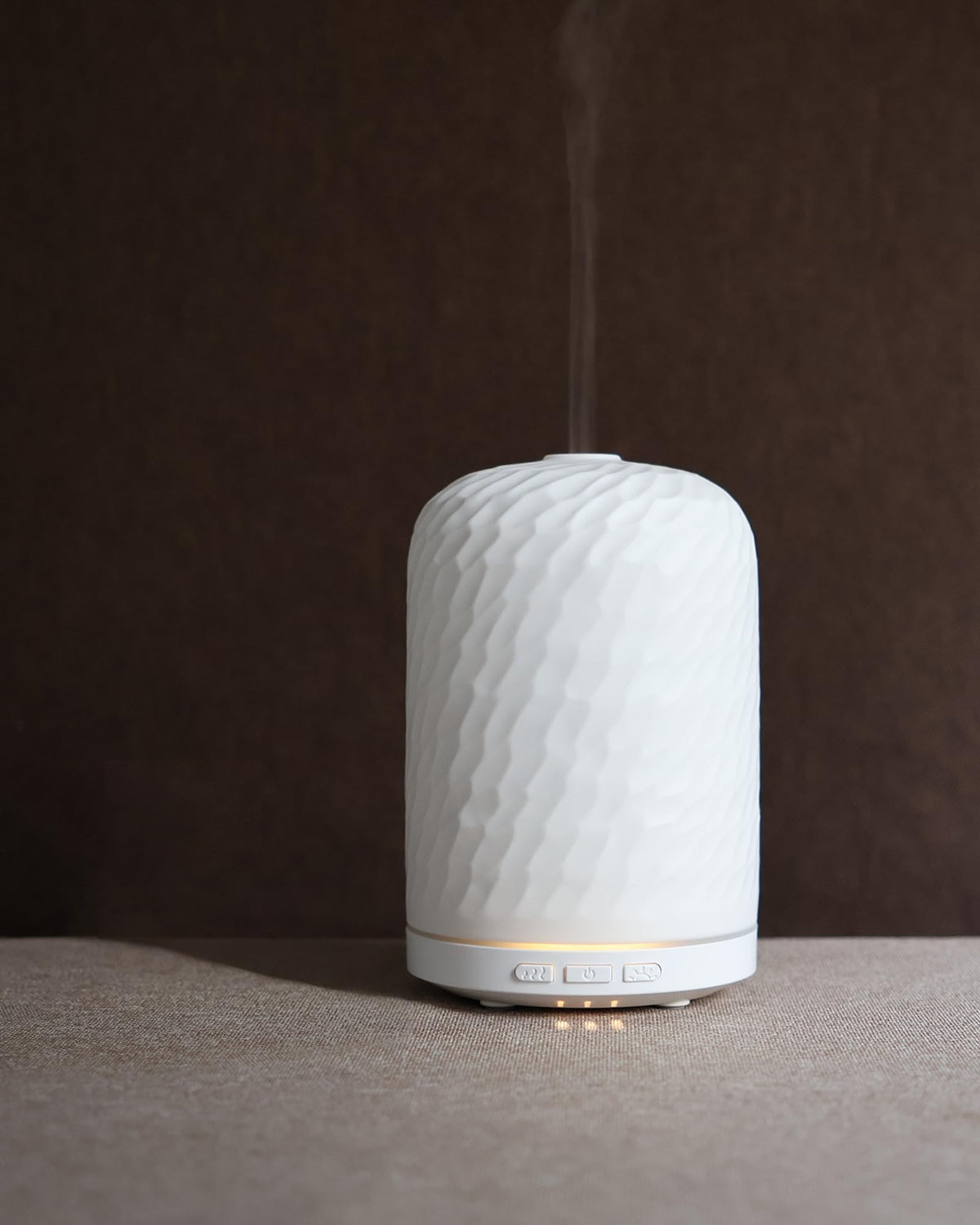 Essential Oil Diffuser - 2.4 MHz Ultrasonic Glass Diffuser with Pulse/Continuous Mist & 3 Night Light Modes, Waterless Auto-Off, Silent Aromatherapy Diffuser for Home, Office, Gifting & Home Decor