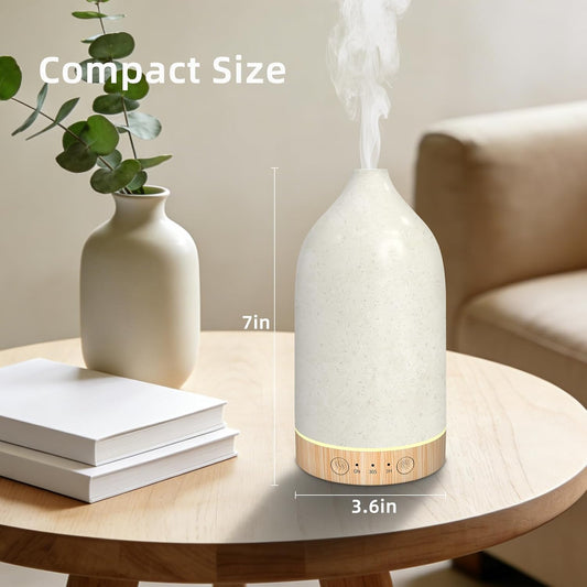 SPLITSKY 150ml Essential Oil Diffuser with Remote, Timers, 7-Color LED
