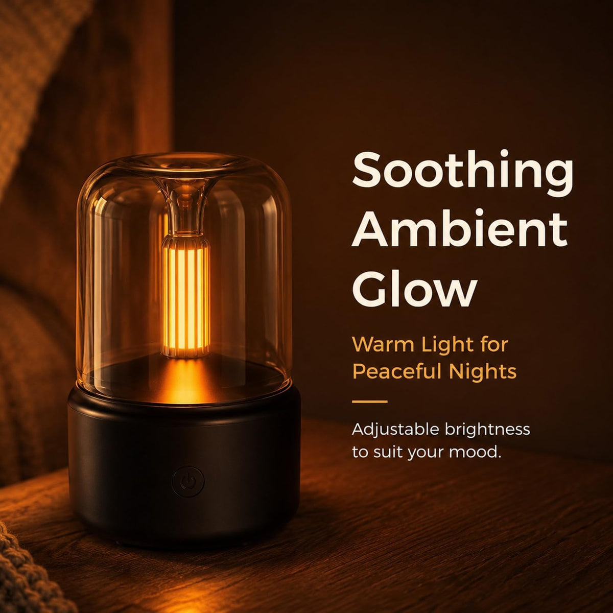 LONCIN Essential Oil Diffuser, 120ml Aromatherapy Diffuser with Auto Shut-Off Function, Ultrasonic Diffusers for Essential Oils, Cool Mist Humidifier with Warm Lights, for Home & Office