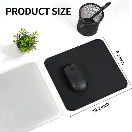 17 Pack Mouse Pads Bulk, Black Mouse Pads for Desk, Office and Laptop