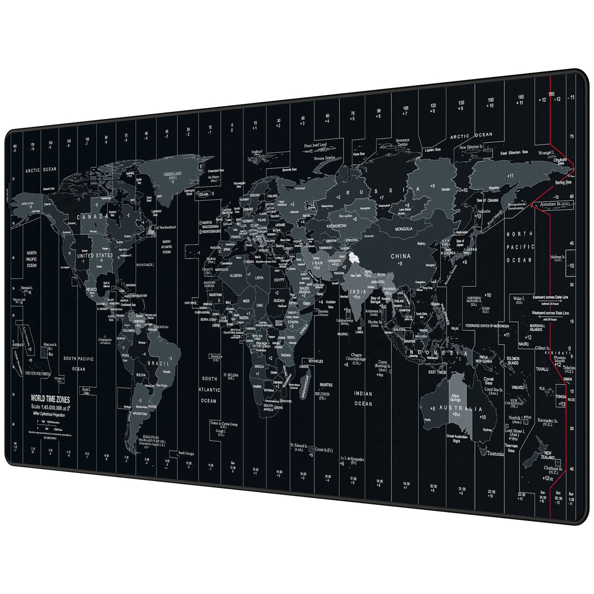 JIALONG Large Gaming Mouse Pad, Extended XXL Desk Mat 35.4×15.7 Inches Map