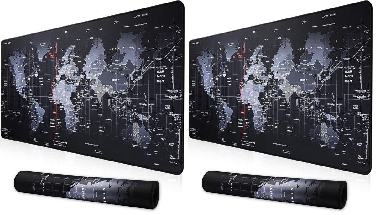 XXL Professional Large Mouse Pad & Computer Game Mouse Mat (35.4x15.7x0.12IN, 90x40 Black)