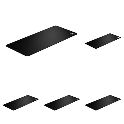 SteelSeries QcK Large Gaming Mousepad — Black — Non-Slip Silicone Rubber Base — Peak Tracking and Stability — Optimized for Gaming Sensors — 490 mm x 420 mm — FPS, MOBAs, RTS, MMO