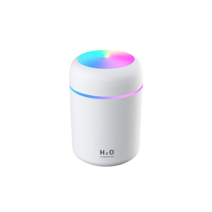 Colorful Cool Mini Humidifier, Essential Oil Diffuser, Aroma Essential USB Personal Desktop Humidifier for Car, Office Room, Bedroom etc,2 Adjustable Mist Modes (Pink)