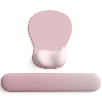 DEMON CHEST ErgoComfort Gel Wrist Rest Mouse Pad-Ergonomic Office Mousepad with Wrist Support-Non-Slip, Design Desk Accessories Mat for Home&Game Decor (02Pink Serenity)