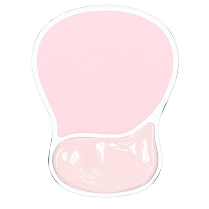 DEMON CHEST ErgoComfort Gel Wrist Rest Mouse Pad-Ergonomic Office Mousepad with Wrist Support-Non-Slip, Design Desk Accessories Mat for Home&Game Decor (02Pink Serenity)