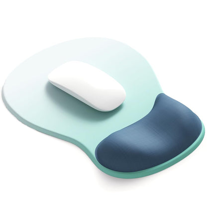 ErgoComfort Gel Wrist Rest Mouse Pad-Ergonomic Office Mousepad with Wrist Support-Non-Slip, Design Desk Accessories Mat for Home&Game Decor (06Mocha Sand)
