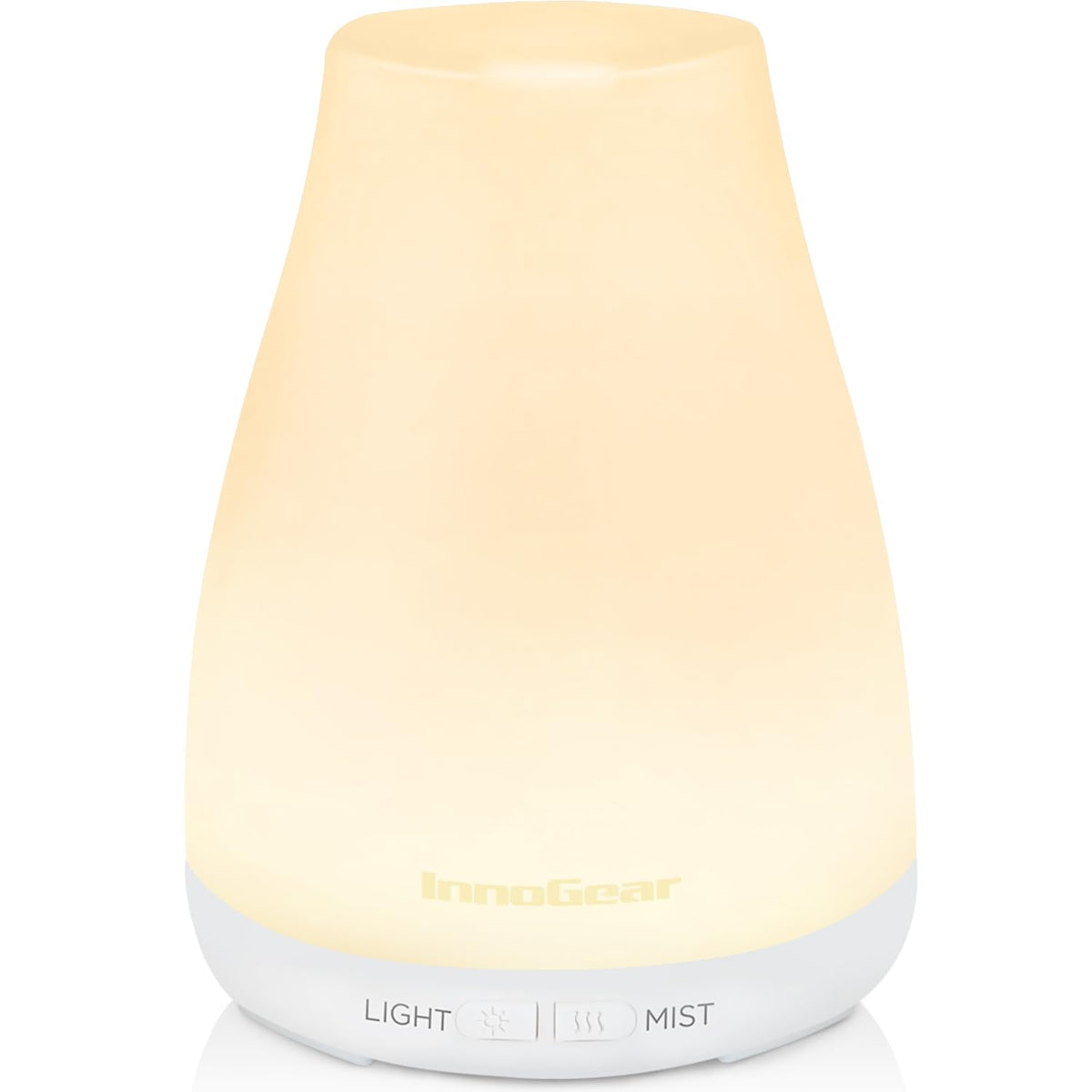 InnoGear Essential Oil Diffuser Ultrasonic Diffusers for Home, White Grey