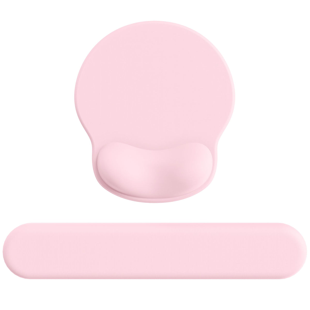 Mouse Pad with Wrist Rest for Desktop Large Ergonomic Mouse Mat(Light Pink)