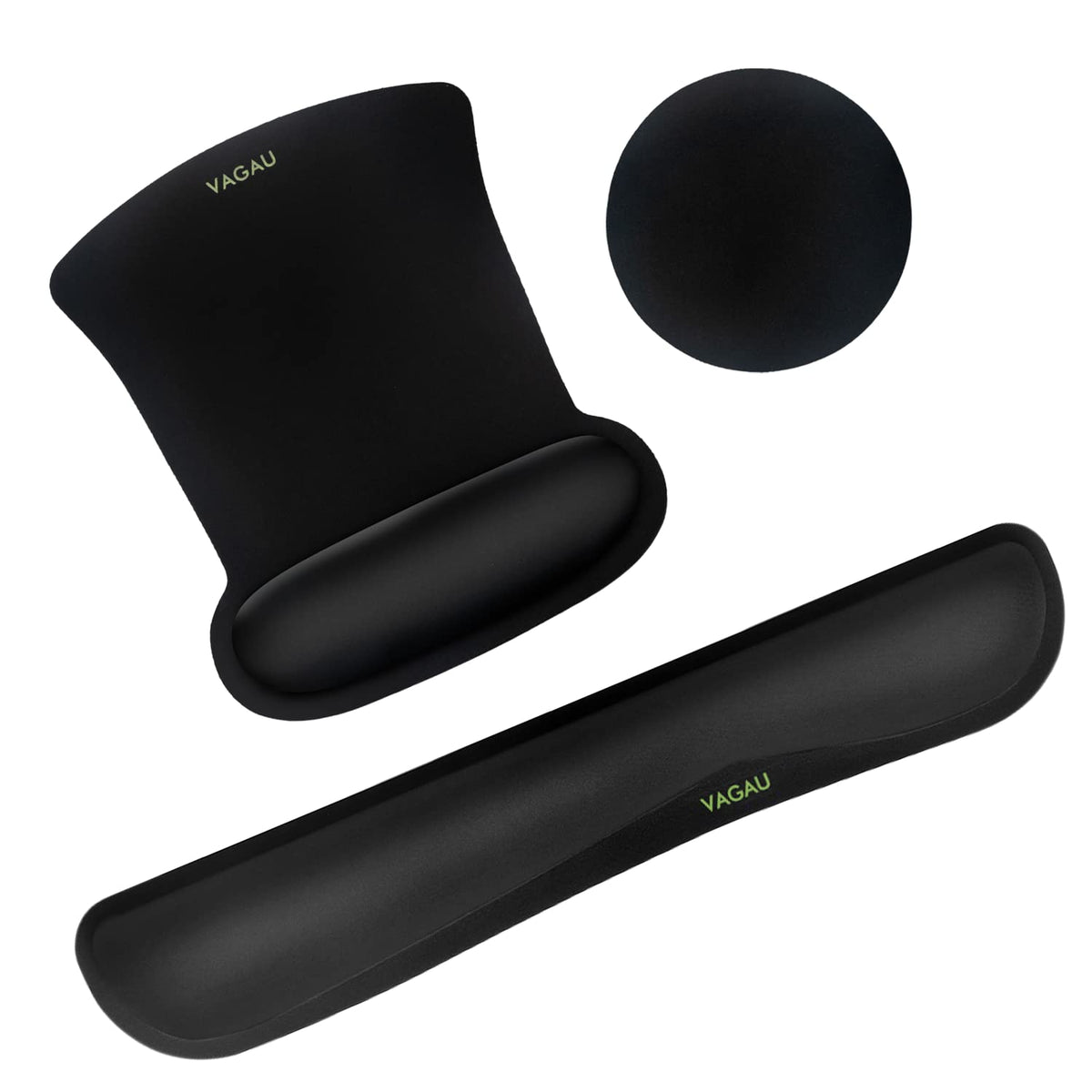 Comfy Mee Premium Memory Foam Keyboard and Mouse Wrist Rest Pads Set- for Comfortable Typing &Wrist Pain Relief (Pack of 2)