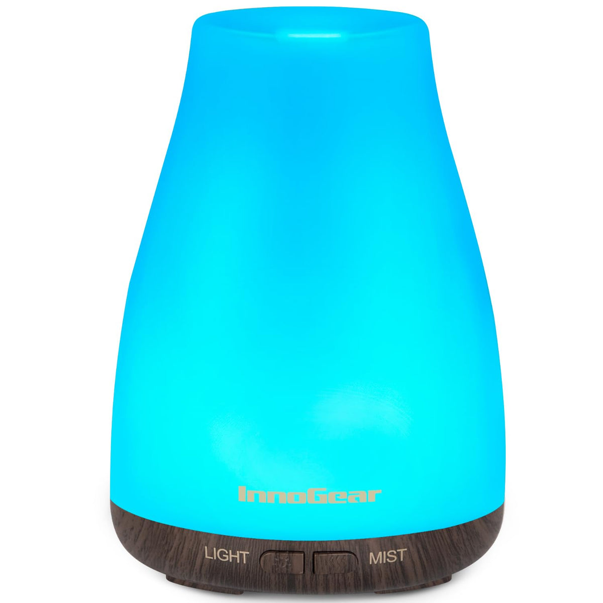 InnoGear Essential Oil Diffuser Ultrasonic Diffusers for Home, White Grey