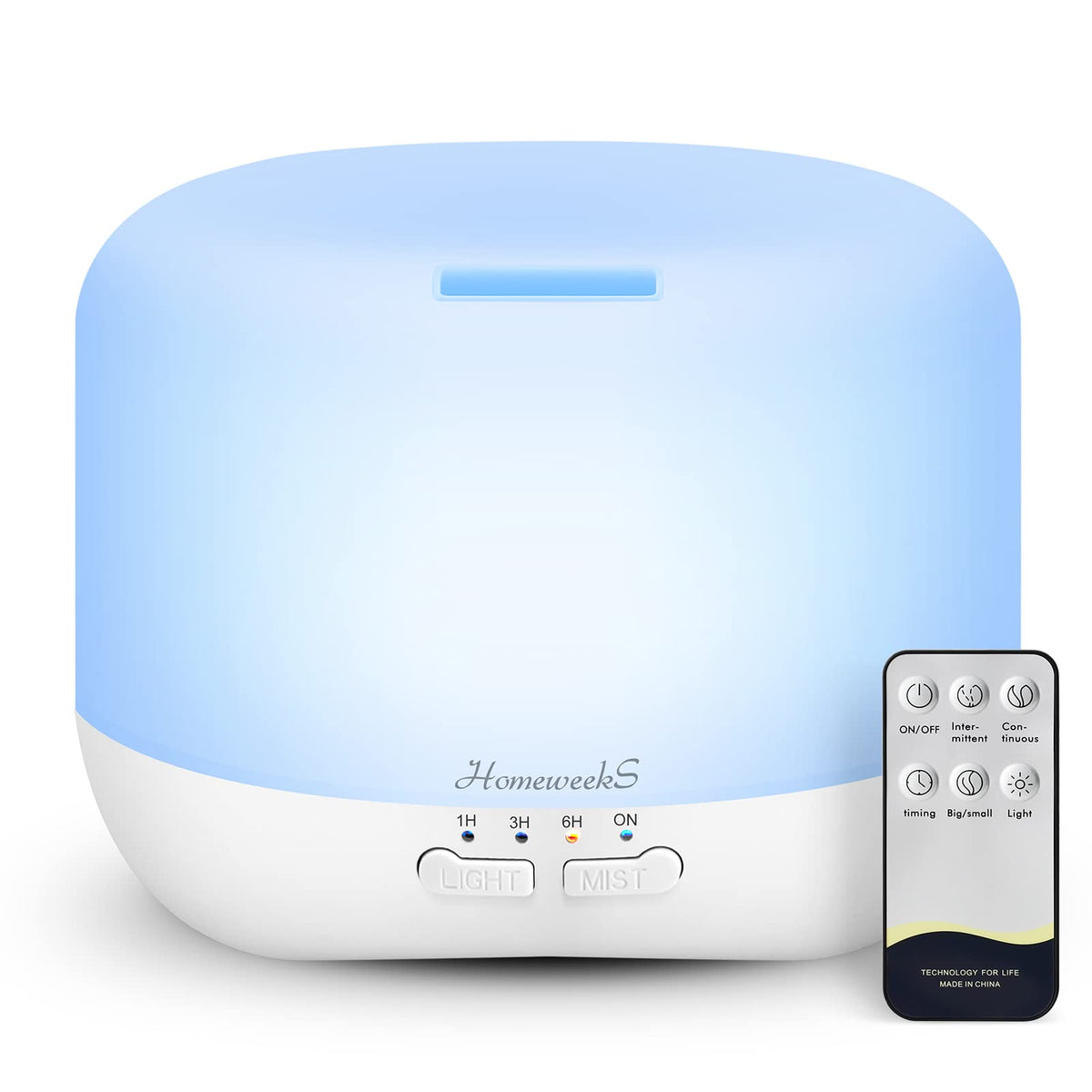 Homeweeks Essential Oil Diffuser for Room Aromatherapy Scent Diffuser