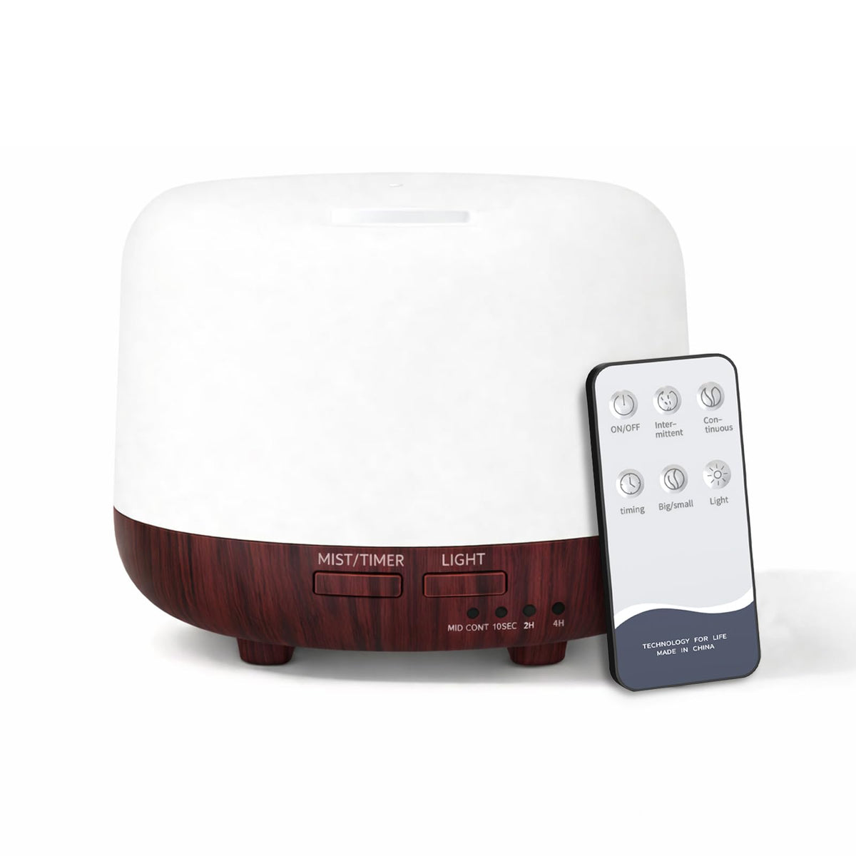 SPLITSKY 300ml Essential Oil Diffuser with Remote and 7-Color LED Light