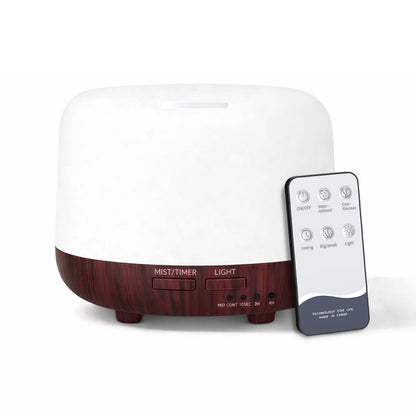 SPLITSKY 300ml Essential Oil Diffuser with Remote and 7-Color LED Light