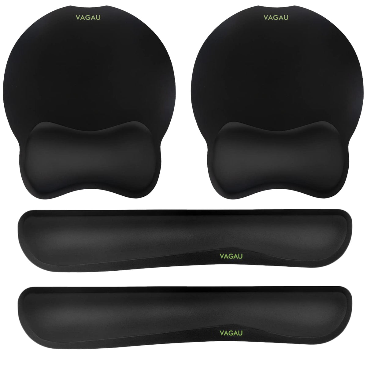 Comfy Mee Premium Memory Foam Keyboard and Mouse Wrist Rest Pads Set- for Comfortable Typing &Wrist Pain Relief (Pack of 2)