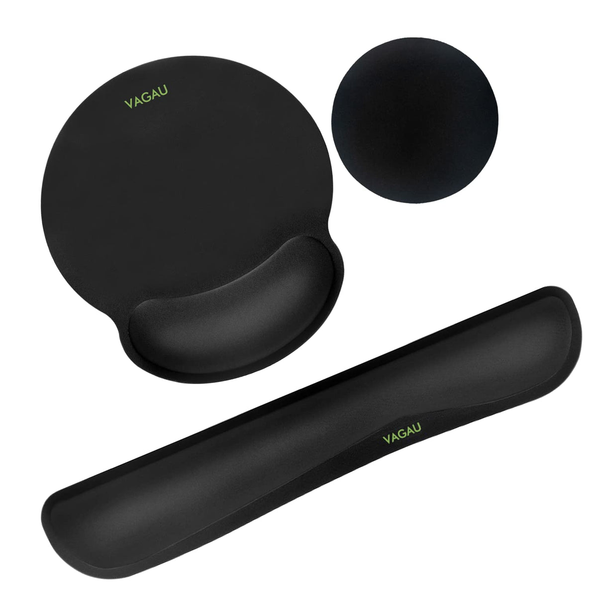 Comfy Mee Premium Memory Foam Keyboard and Mouse Wrist Rest Pads Set- for Comfortable Typing &Wrist Pain Relief (Pack of 2)