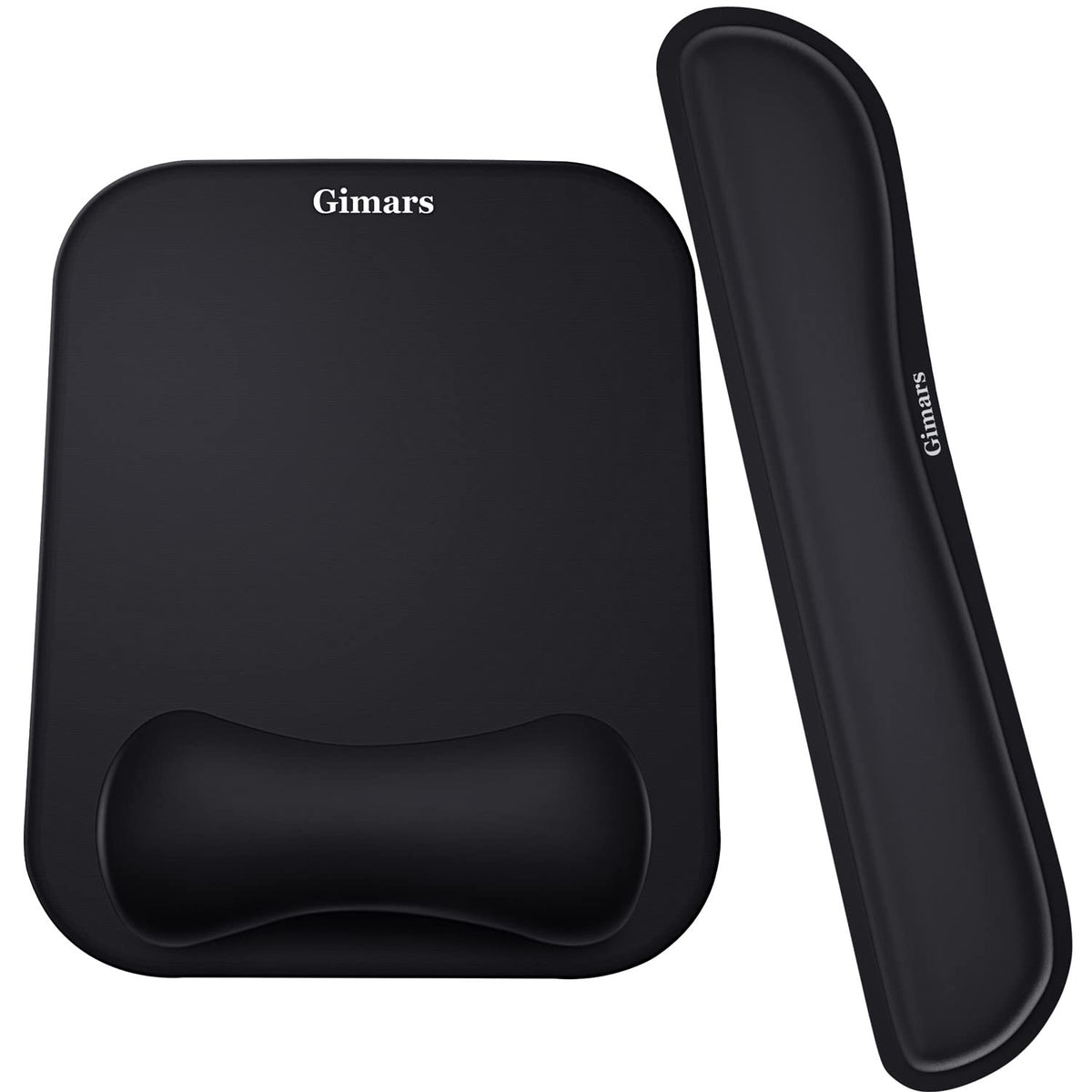 Gimars Large Smooth Superfine Fibre Memory Foam Ergonomic Mouse Pad Wrist Rest Support Mousepad with Nonslip Base for Laptop, Computer, Gaming & Office,Free Coaster Include-Topographic Map