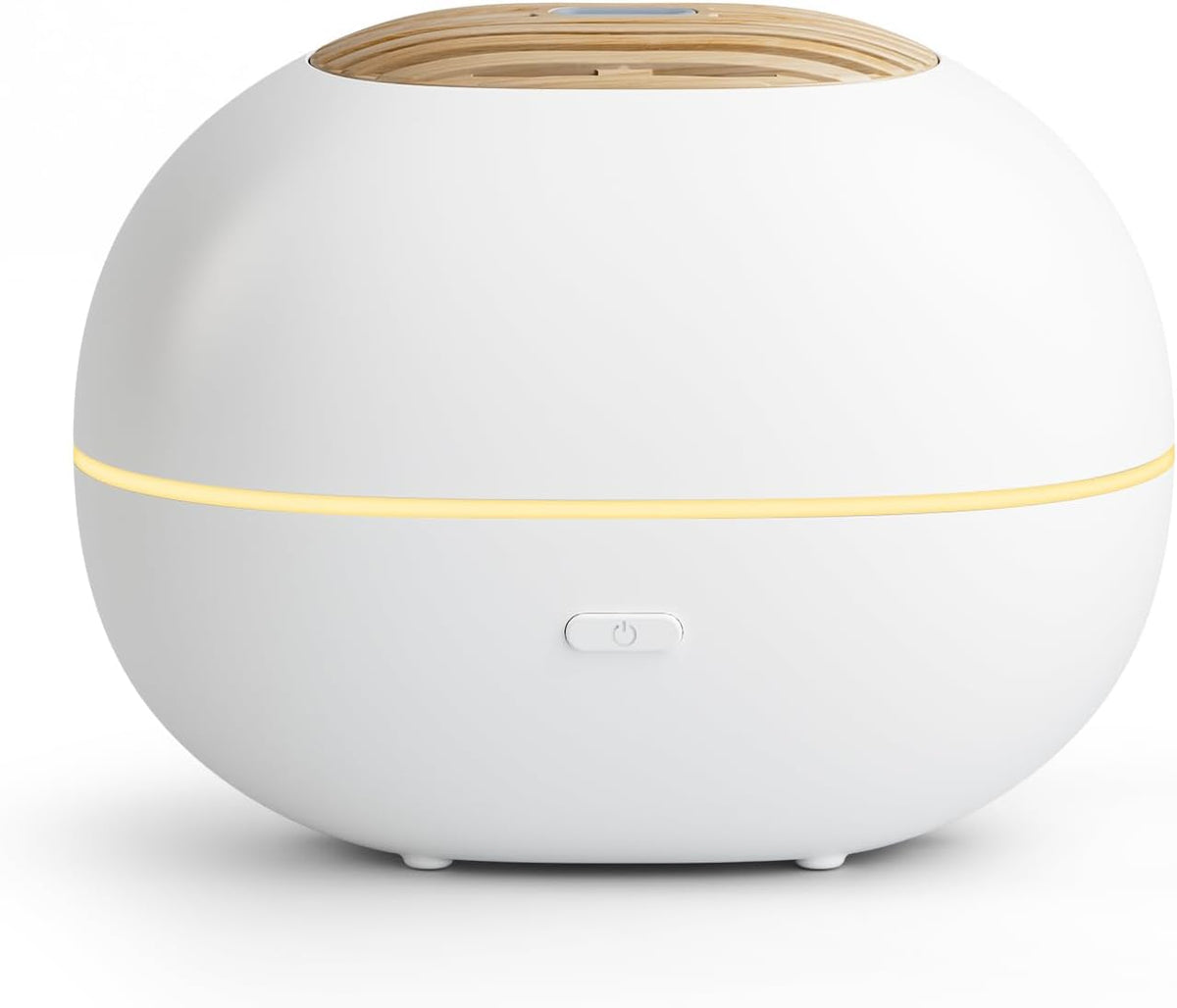 Soulorigin 100ml Mini Essential Oil Diffuser, Portable Aromatherapy Diffuser with Warm Light, One-Button Control, Auto Shut-Off, Quiet Ultrasonic Mist for Home, Travel, Yoga, Meditation (White)