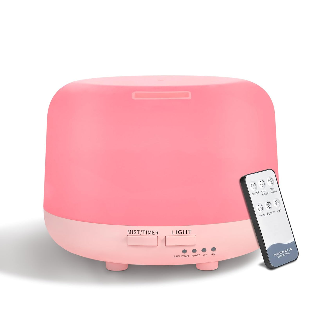 300ML Essential Oil Diffuser, Remote Control Ultrasonic Aromatherapy Oil Diffusers Cool Mist Humidifier, Waterless Auto-Off and 7 LED Light Colors for Bedroom, Yoga, SPA, Baby