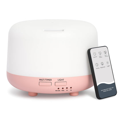 SPLITSKY 300ml Essential Oil Diffuser with Remote and 7-Color LED Light