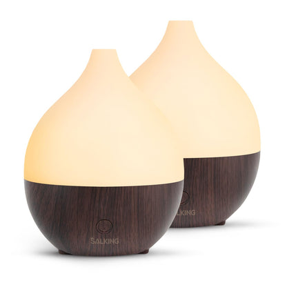SALKING Essential Oil Diffuser 2 Pack, 100ml Aromatherapy Diffuser for Home