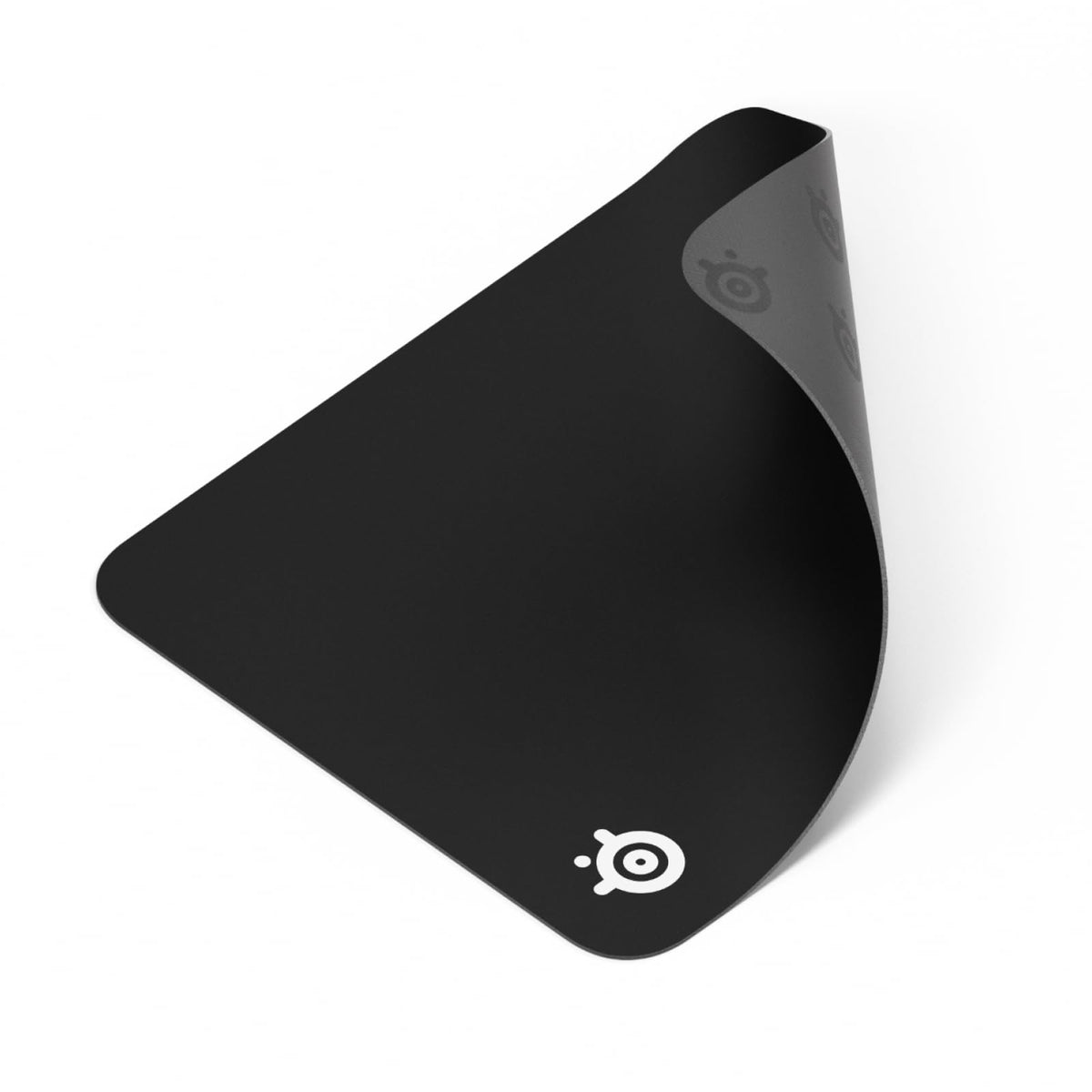 SteelSeries QcK Large Gaming Mousepad — Black — Non-Slip Silicone Rubber Base — Peak Tracking and Stability — Optimized for Gaming Sensors — 490 mm x 420 mm — FPS, MOBAs, RTS, MMO
