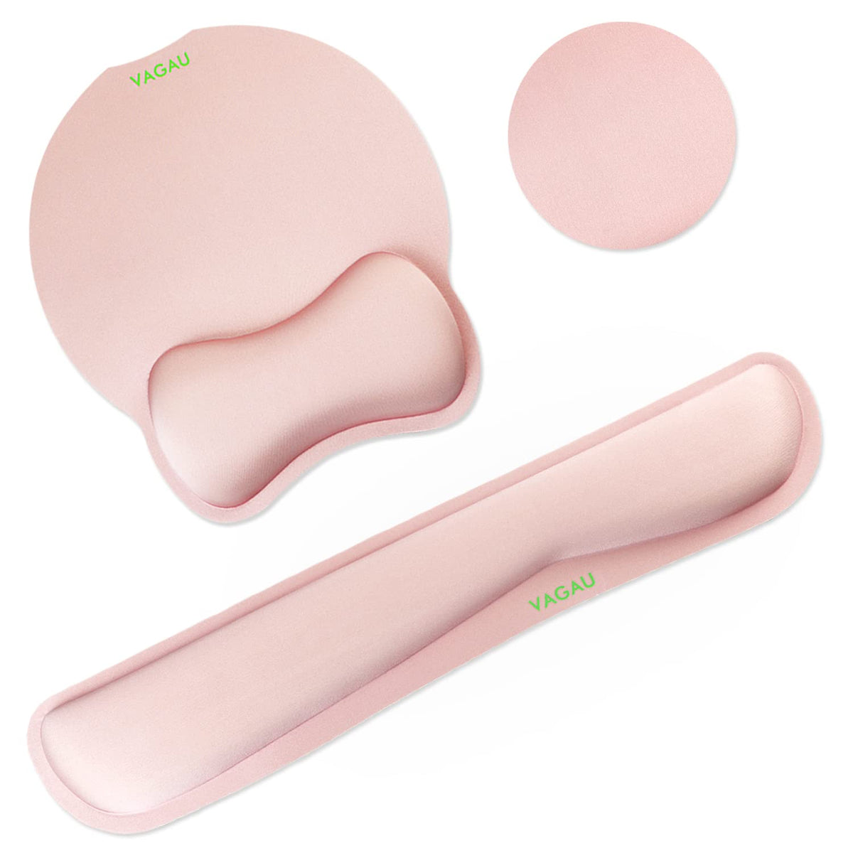 Comfy Mee Premium Memory Foam Keyboard and Mouse Wrist Rest Pads Set- for Comfortable Typing &Wrist Pain Relief (Pack of 2)