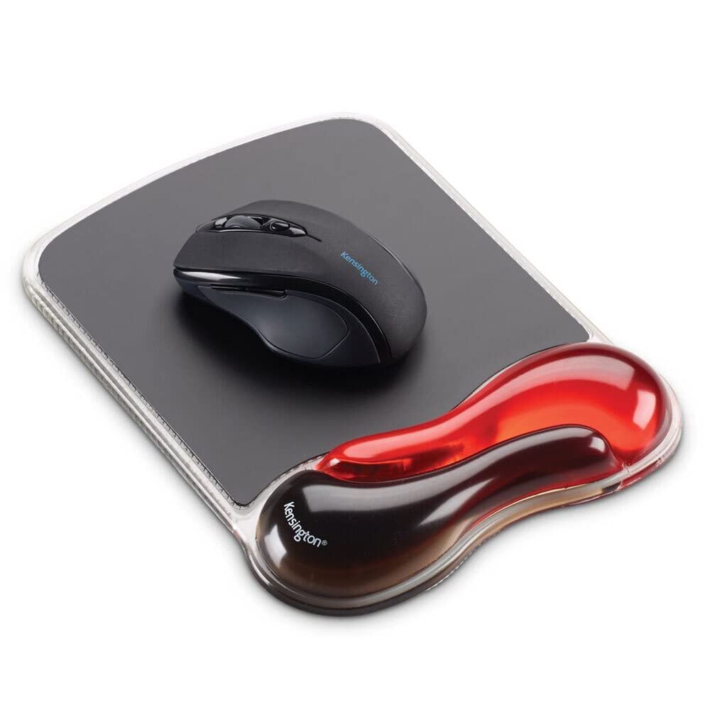 Kensington Duo Gel Mouse Pad with Wrist Rest - Gray (K62399US), Grey