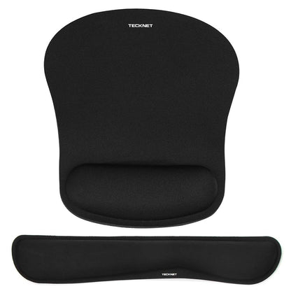 TECKNET Keyboard Wrist Rest and Mouse Pad Set with Wrist Support