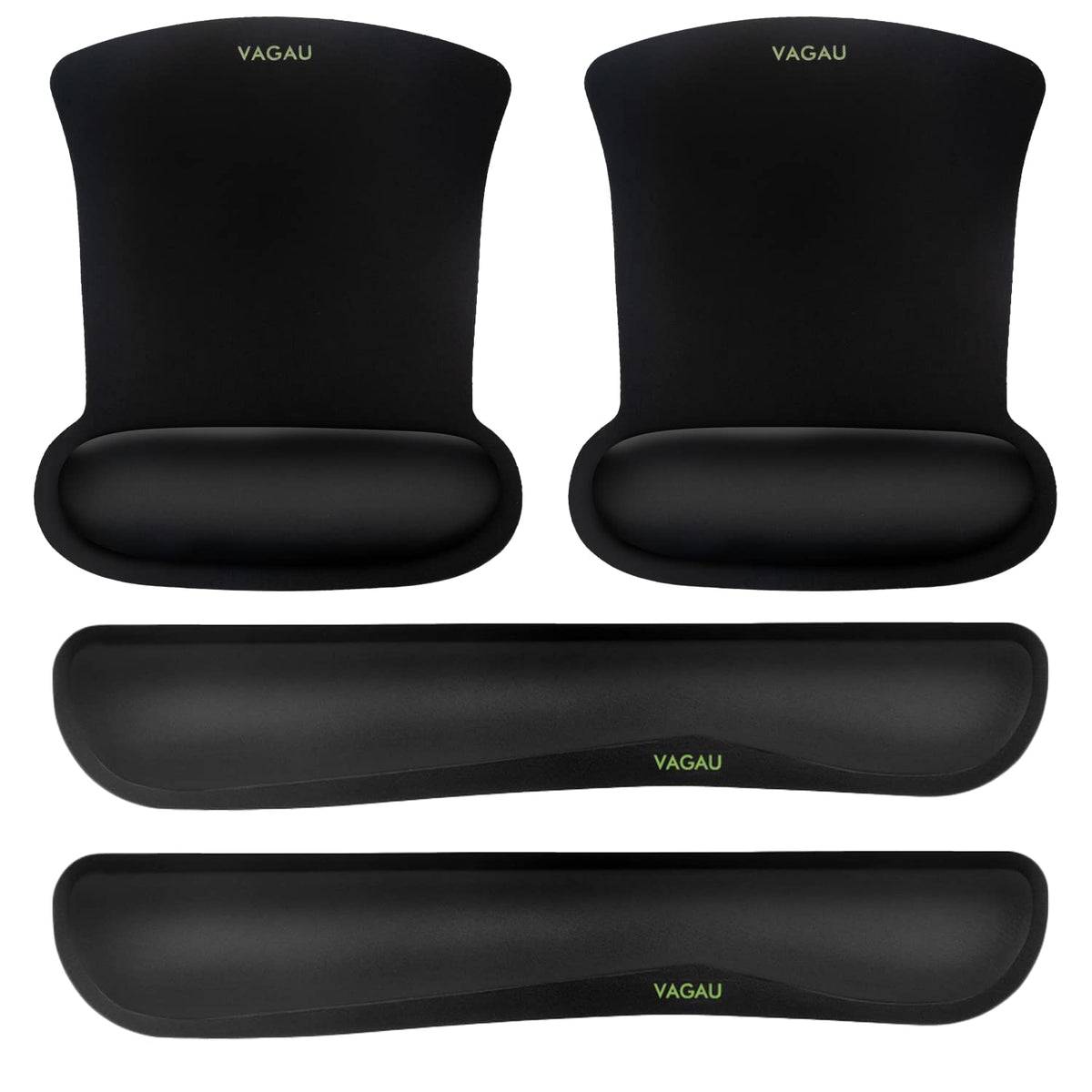 Comfy Mee Premium Memory Foam Keyboard and Mouse Wrist Rest Pads Set- for Comfortable Typing &Wrist Pain Relief (Pack of 2)