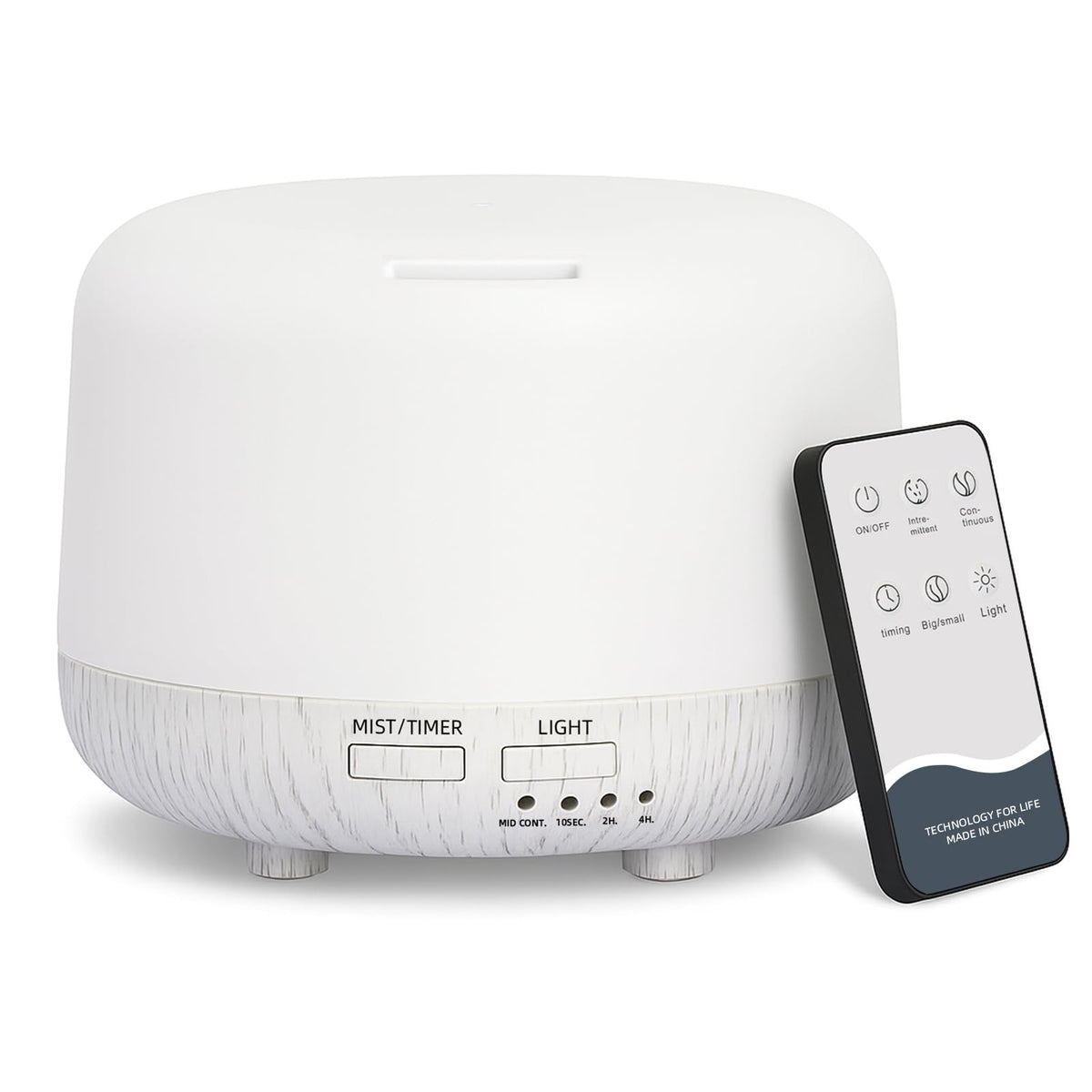 SPLITSKY 300ml Essential Oil Diffuser with Remote and 7-Color LED Light