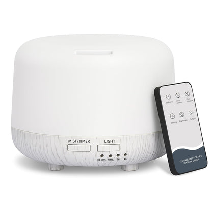 SPLITSKY 300ml Essential Oil Diffuser with Remote and 7-Color LED Light