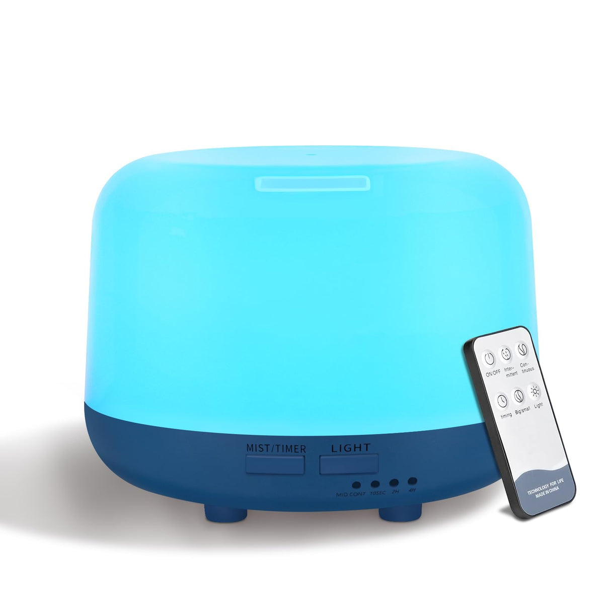 300ML Essential Oil Diffuser, Remote Control Ultrasonic Aromatherapy Oil Diffusers Cool Mist Humidifier, Waterless Auto-Off and 7 LED Light Colors for Bedroom, Yoga, SPA, Baby
