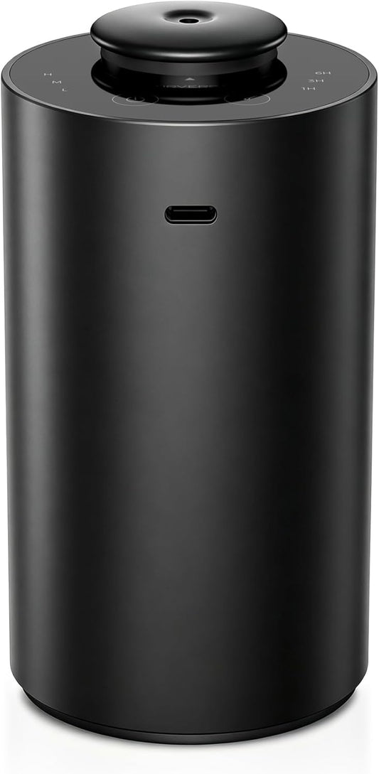 Airversa ANX Waterless Diffuser for Essential Oil for Home, Room, Black