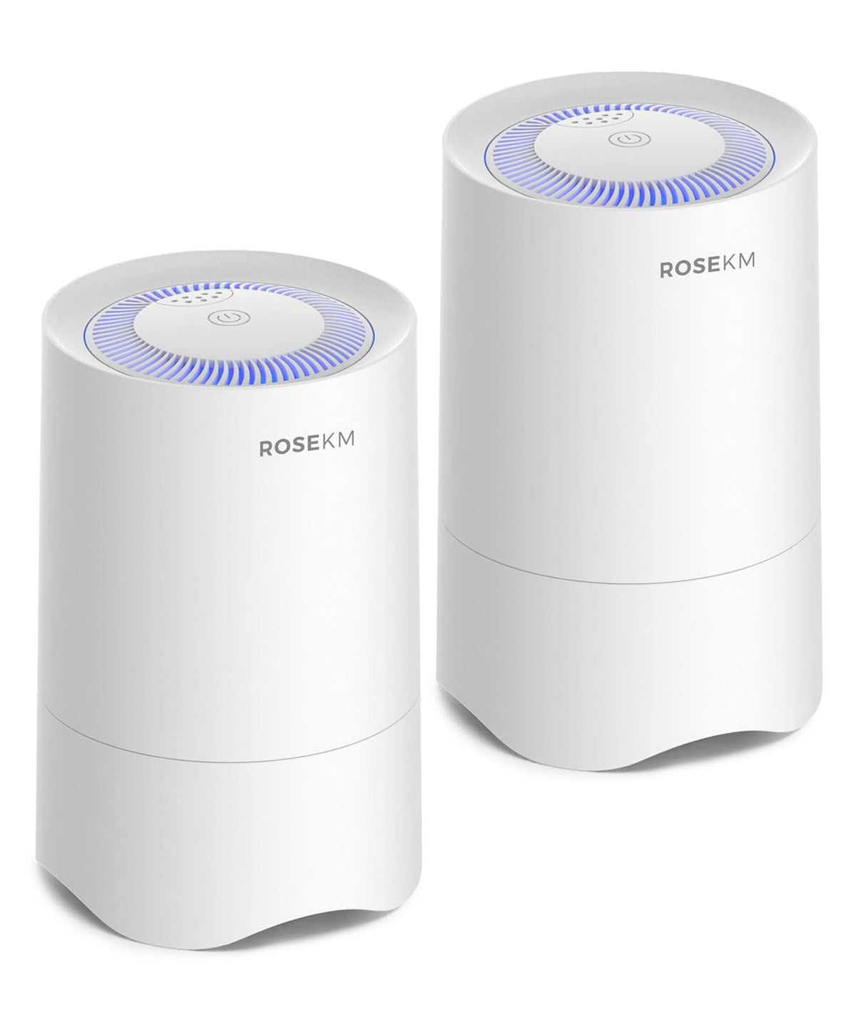 ROSEKM Small Air Purifier for Bedroom & Desk, 50 Sq Ft, H13 HEPA, White