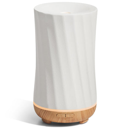 InnoGear 150ml Ceramic Essential Oil Diffuser, Diffusers for Home, White