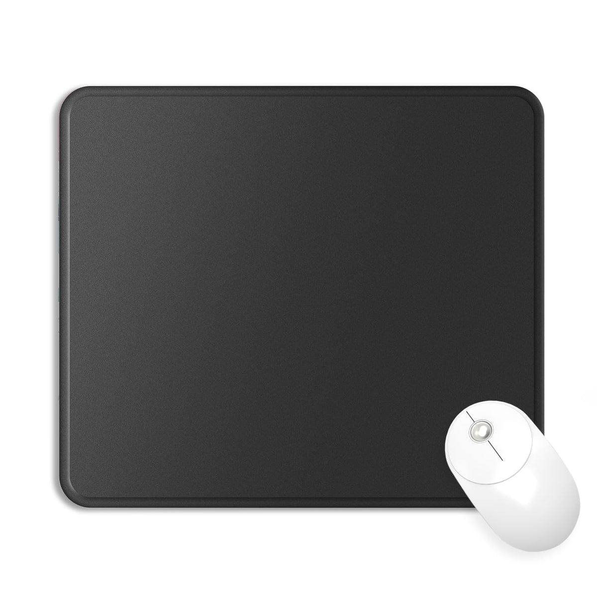 eulps Mouse Pad with Wrist Rest, Comfortable Computer Mousepad with Gel Wrist Support Smooth Surface and Non-Slip PU Base for Pain Relief, Laptop, Office & Home (Cyan Pink Marble)