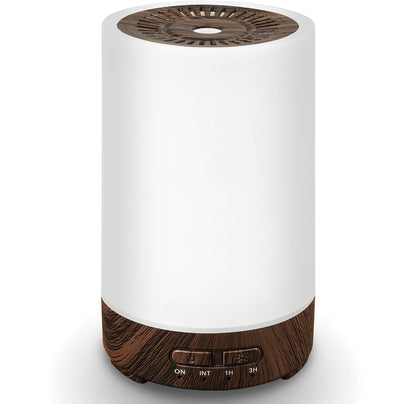 Essential Oil Diffuser, 150ML Small Portable Aromatherapy Diffuser, Home Fragrance Aroma Diffuser with 7-Color LED Light, Ultrasonic Cool Mist Humidifier/Air Revitalizer for Office, Bedroom,Yoga