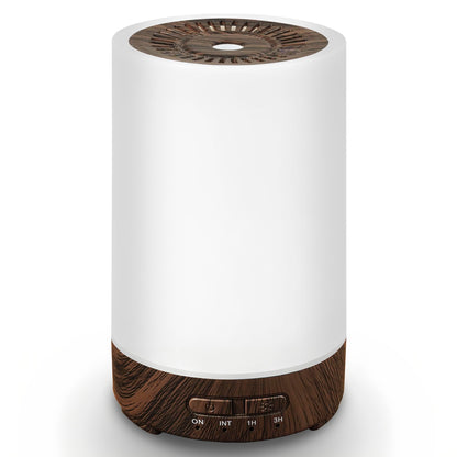 Essential Oil Diffuser, 150ML Small Portable Aromatherapy Diffuser, Home Fragrance Aroma Diffuser with 7-Color LED Light, Ultrasonic Cool Mist Humidifier/Air Revitalizer for Office, Bedroom,Yoga