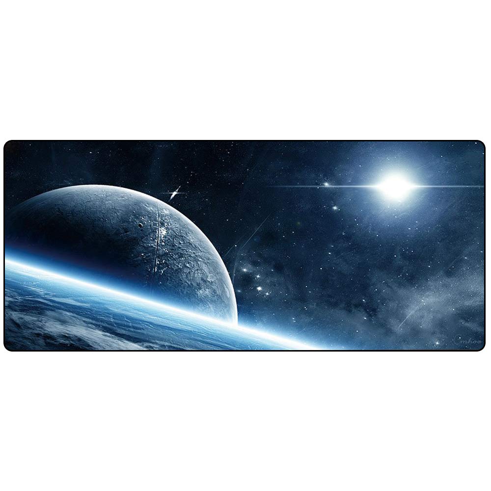 XXL Professional Large Mouse Pad & Computer Game Mouse Mat (35.4x15.7x0.12IN, 90x40 Black)