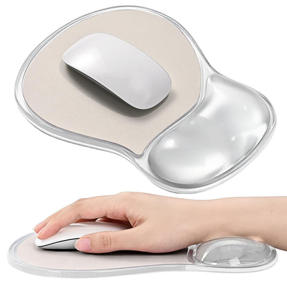 EooCoo Mouse Pad with Gel Wrist Rest, Ergonomic Mousepad Wrist Alignment