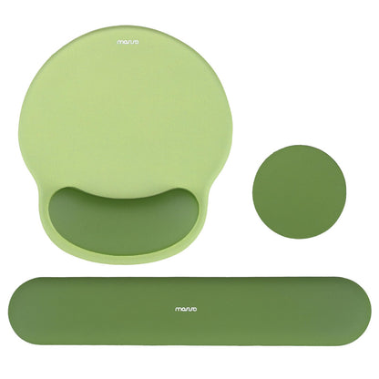 MOSISO Wrist Rest Support for Mouse Pad&Keyboard Set, Antique Green