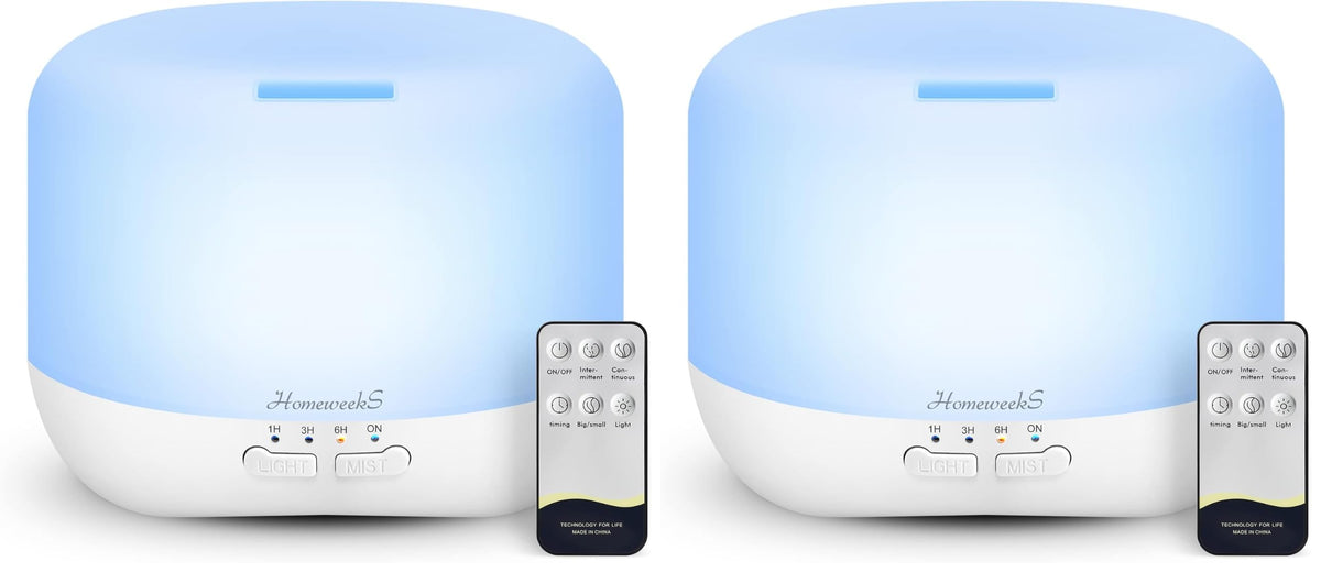 Homeweeks Essential Oil Diffuser for Room Aromatherapy Scent Diffuser