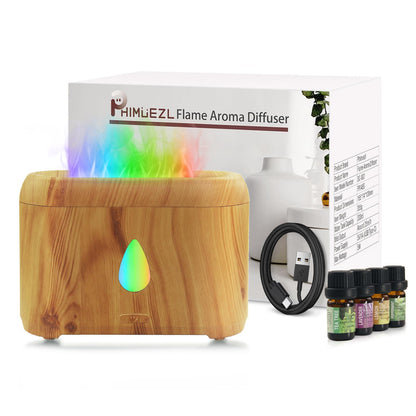 Flame Diffuser for Essential Oils, 200ml Small Oil Diffuser
