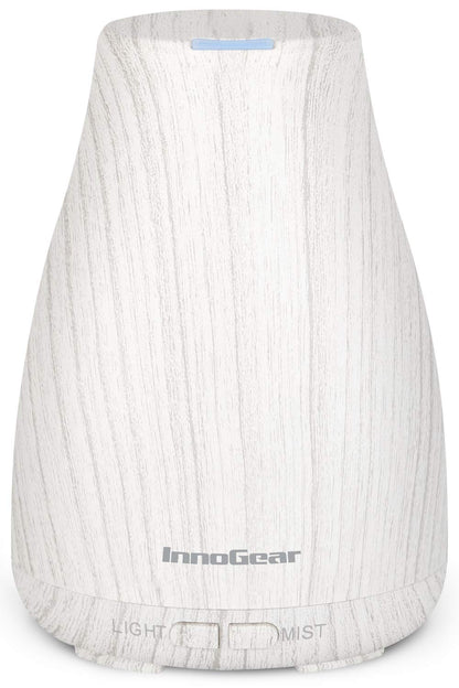 InnoGear Essential Oil Diffuser Ultrasonic Diffusers for Home, White Grey
