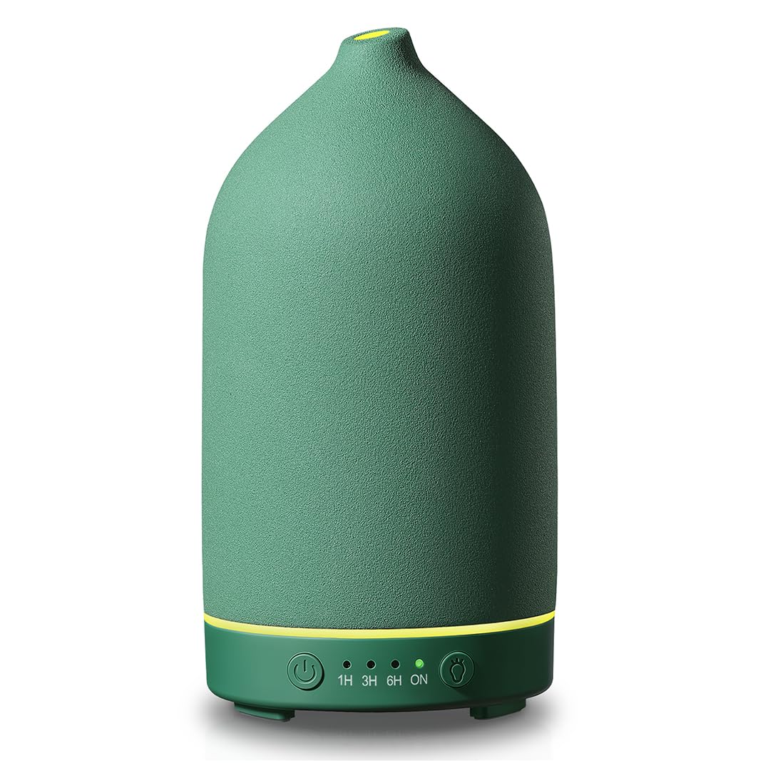 Gooamp 200ML Ceramic Essential Oil Diffuser for Home, Stone Diffuser